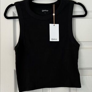 Quince Classic Black Muscle Tee